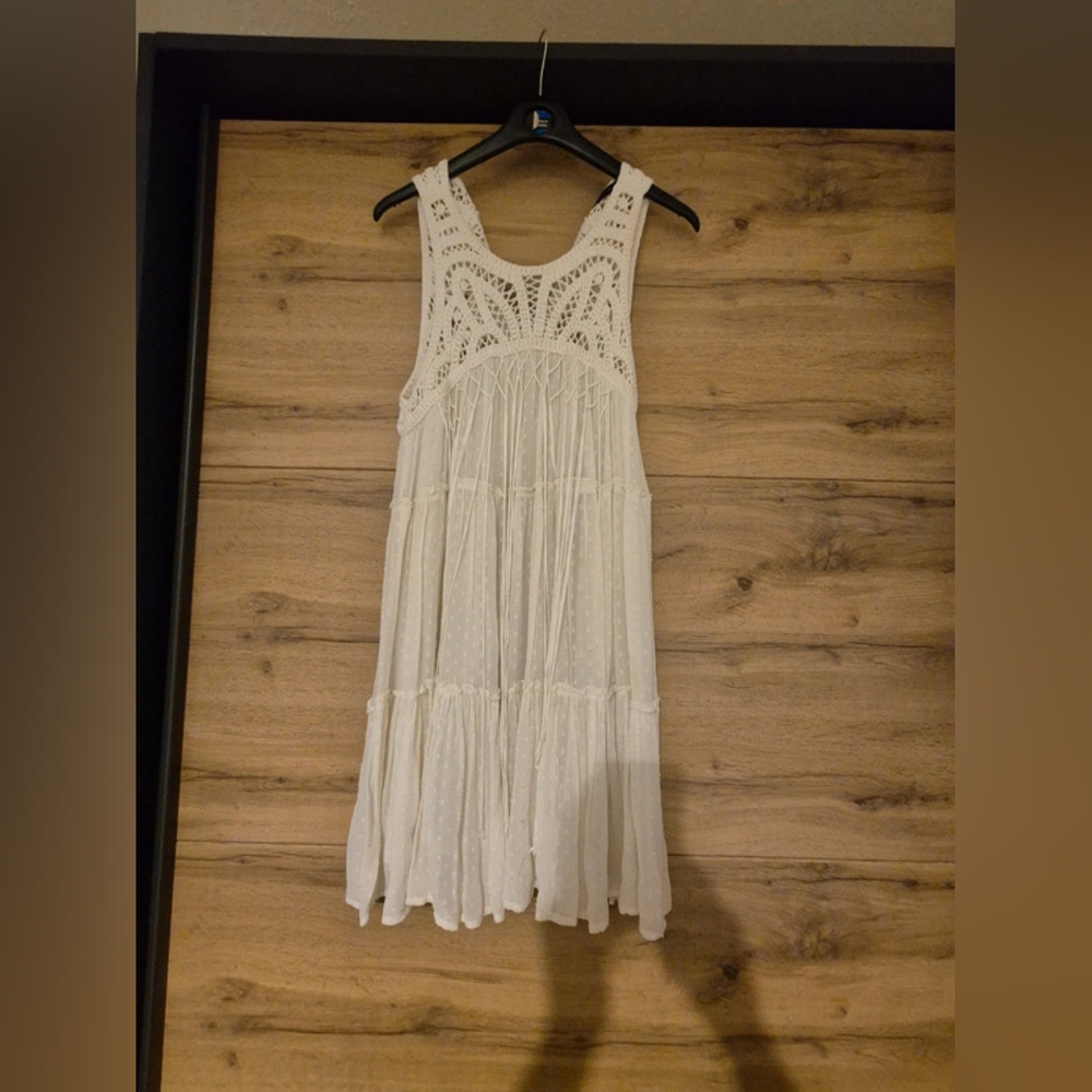 Zara white dress
